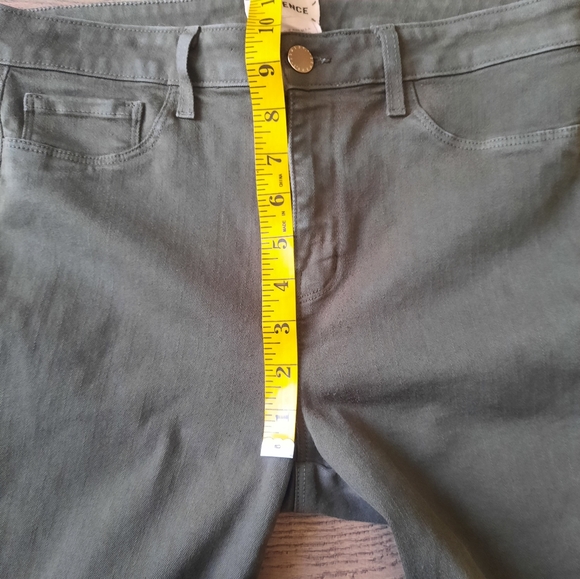 L’Agence Piper High Rise Skinny Pants Jeans Dark Ivy Coated - Picture 5 of 9